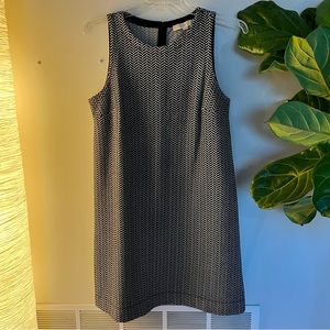 LOFT Herringbone Sleeveless Work Dress